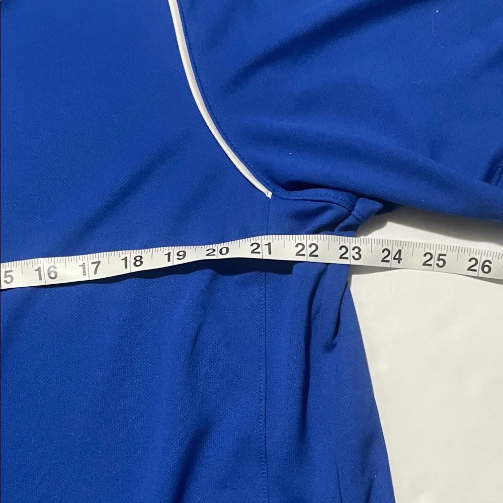 Nike Dri-Fit Royal Blue Polo with White Trim